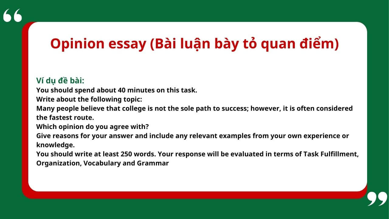 Vstep writing essay 11