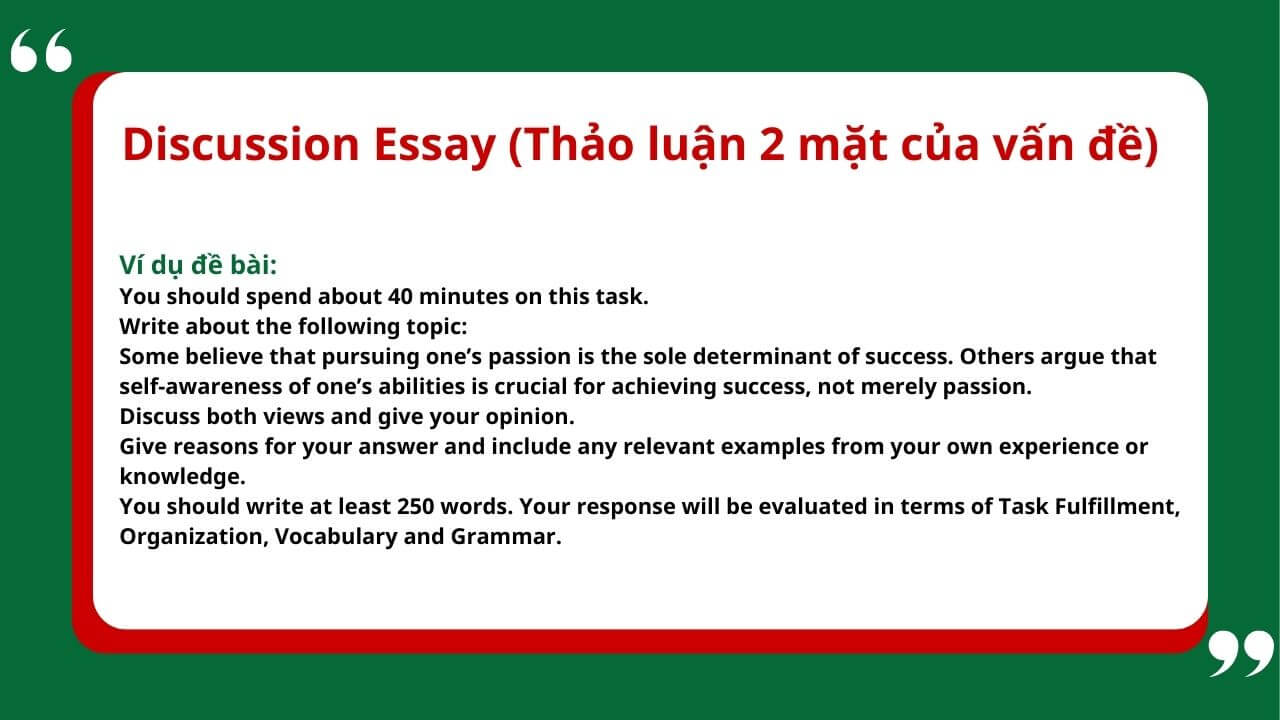 Vstep writing essay 8