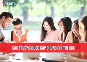 danh sách trường cấp chứng chỉ tin học
