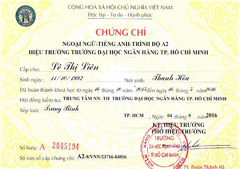 mau chung chi tieng anh cua bo giao duc 3