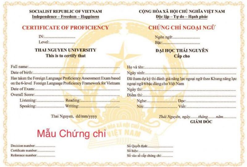 mau chung chi tieng anh cua bo giao duc 5