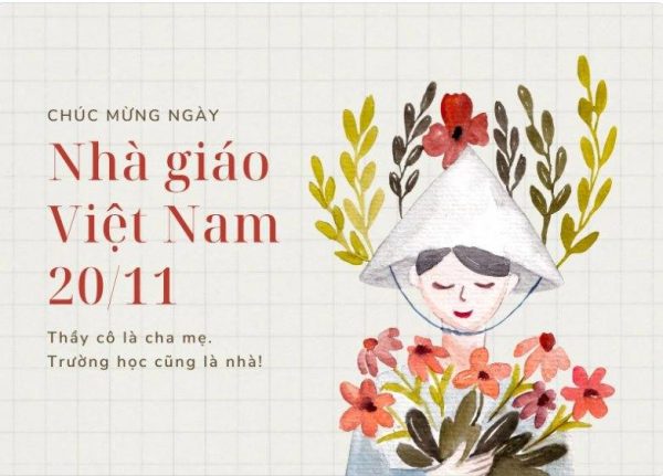 viết thiệp 20 11 tặng cô giáo