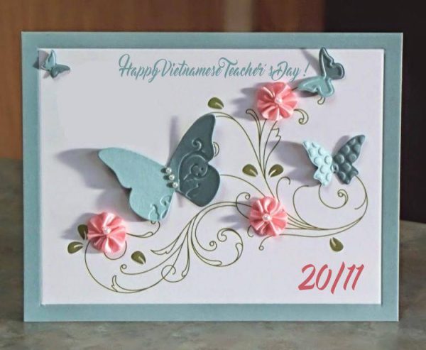 cách vẽ thiệp 20/11 đẹp nhất