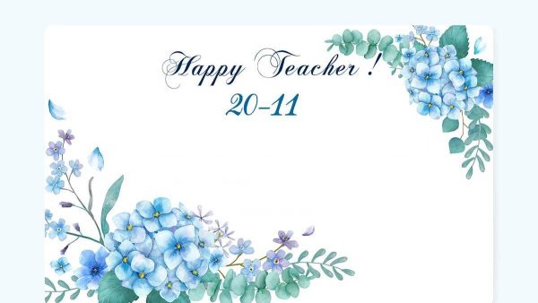 vẽ thiệp 20/11 đơn giản