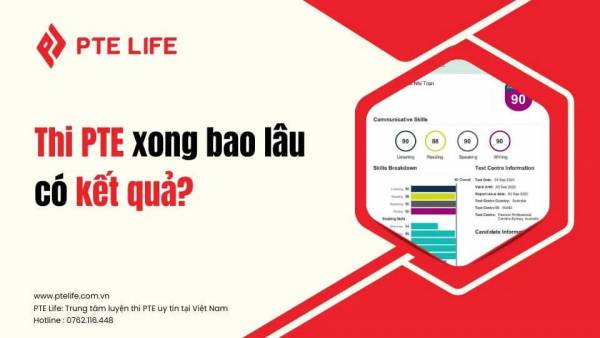 Thi chứng chỉ pte bao lâu có kết quả