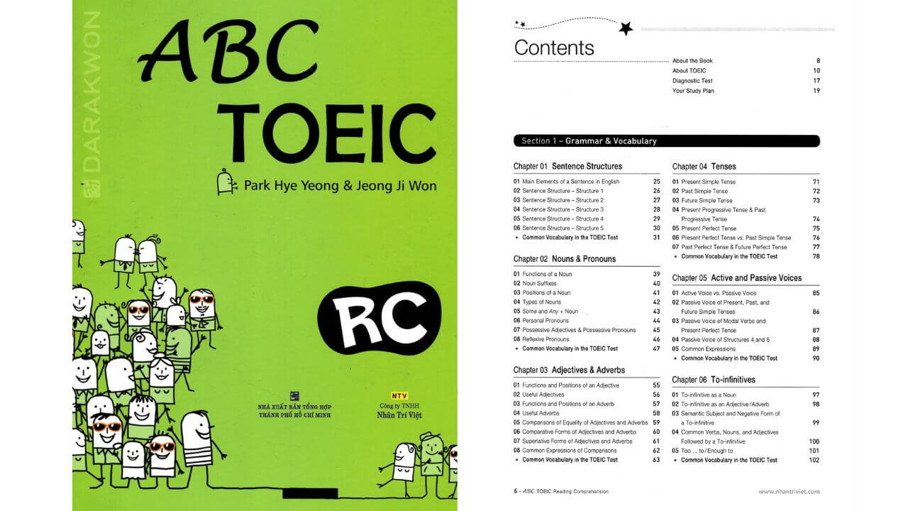 Sách “ABC TOEIC Reading Comprehension”