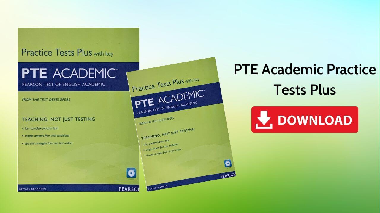 PTE Academic Practice Tests Plus pdf free download