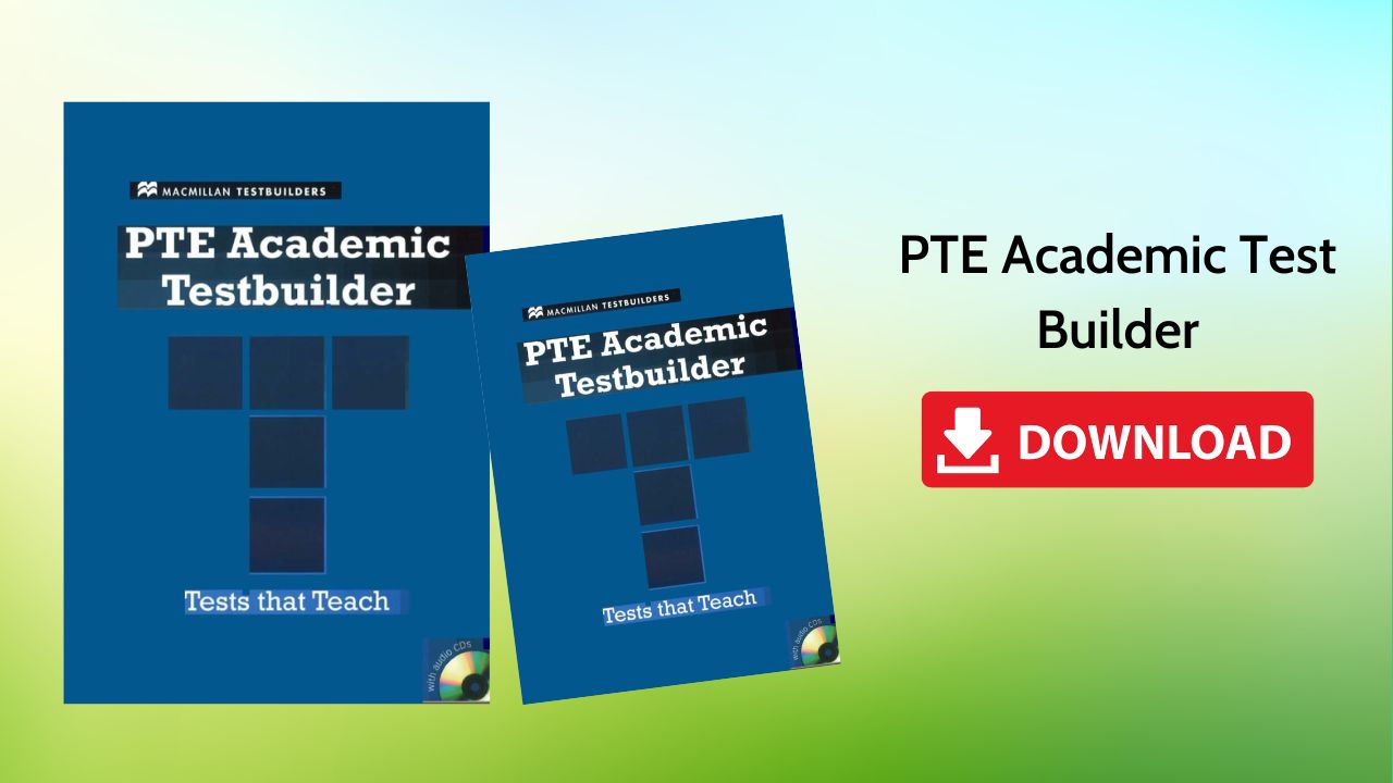 PTE Academic Test Builder pdf free download