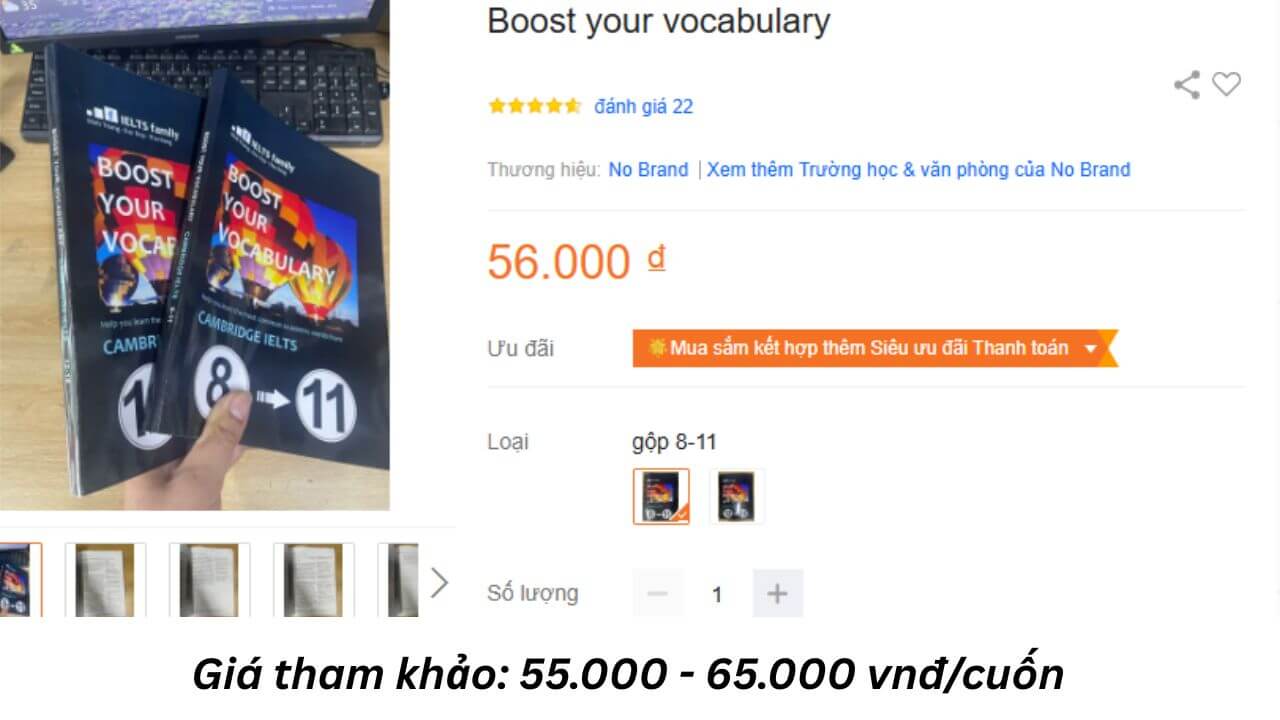 Mua sách Boost your Vocabulary giá tốt
