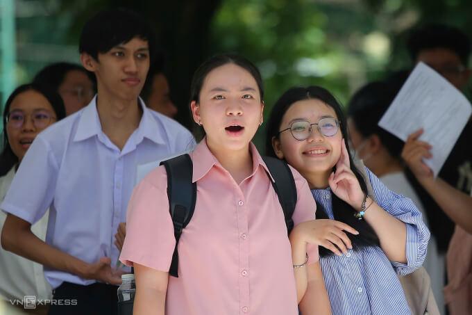 Thí sinh dự thi tốt nghiệp THPT 2025 tại Đà Nẵng, tháng 6. Ảnh: Nguyễn Đông