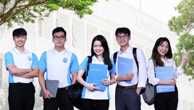 Sinh viên trường Đại học Mở Hà Nội. Ảnh: HOU